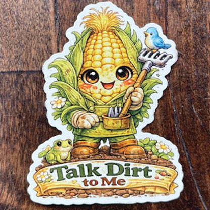 Corn Gardener Magnet – Talk Dirt to Me | Garden Therapy™ Series