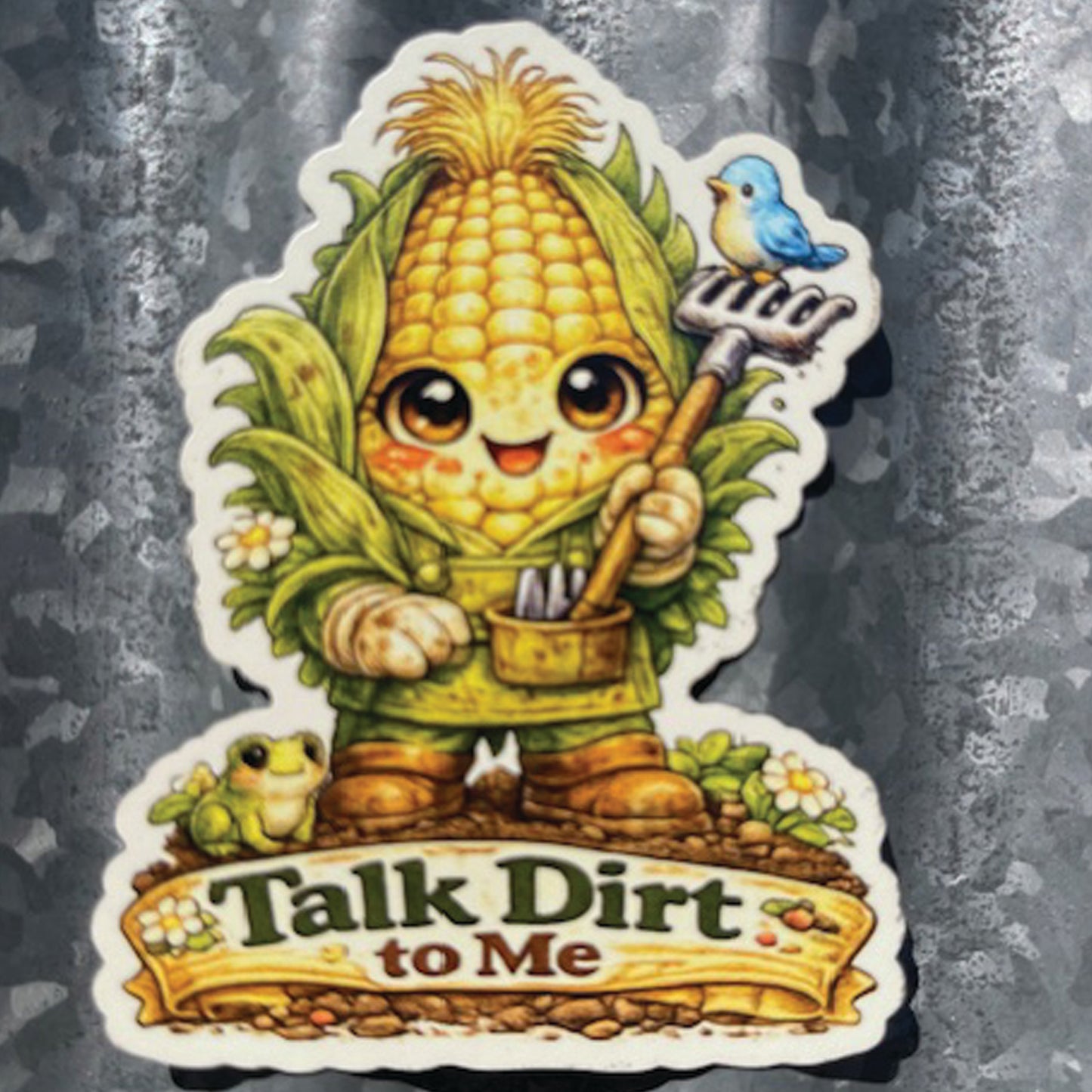 Corn Gardener Magnet – Talk Dirt to Me | Garden Therapy™ Series