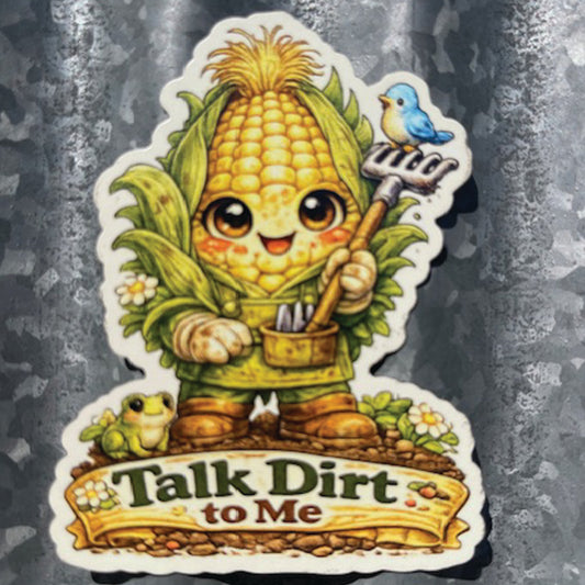 Corn Gardener Magnet – Talk Dirt to Me | Garden Therapy™ Series