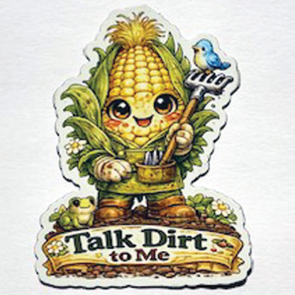 Corn Gardener Magnet – Talk Dirt to Me | Garden Therapy™ Series
