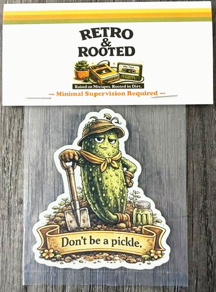 Cucumber Magnet — “Just… chill.” 🥒