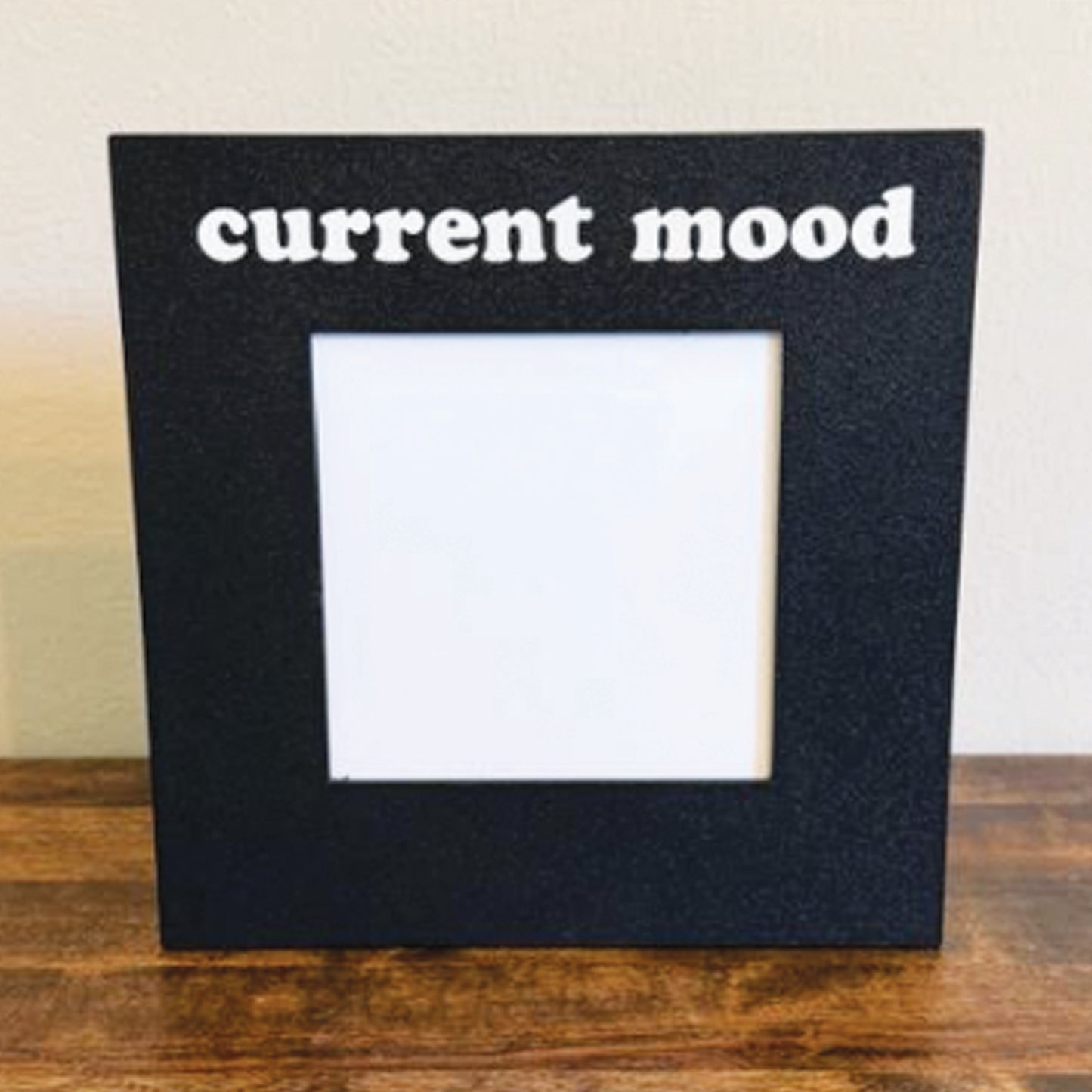 Current Mood Frame Set with 3 Magnets, Funny Garden Desk Decor, Retro Gardener Gift