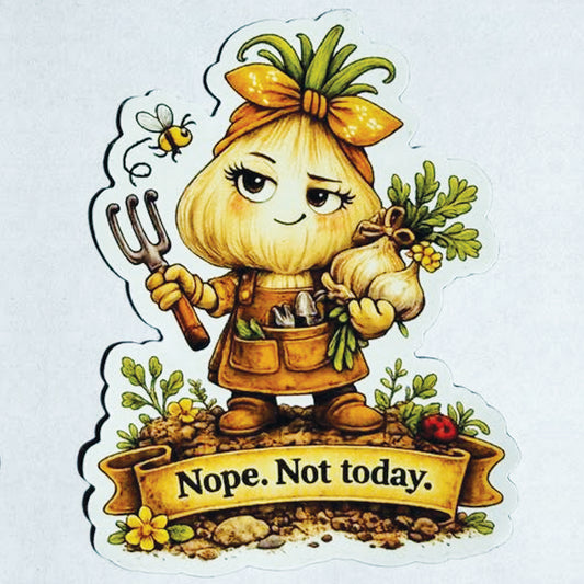 Garlic Magnet — “Protecting my peace.” 🧄