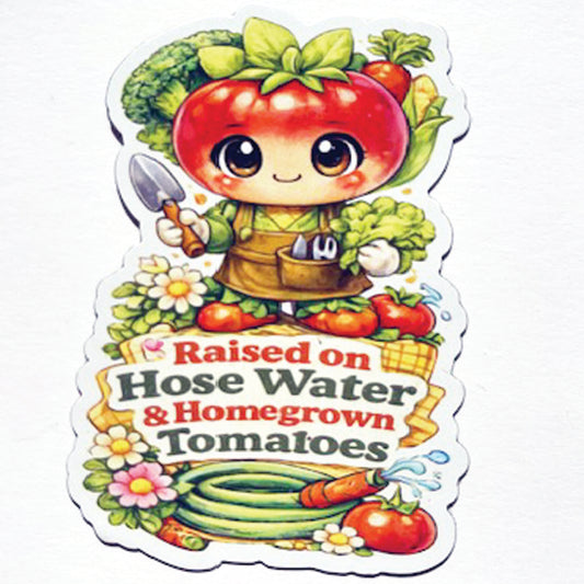 Tomato Gardner - Raised on Hose Water Magnet  | Garden Therapy™ Series